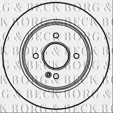 BORG & BECK bbd5296 -  Тормозной диск